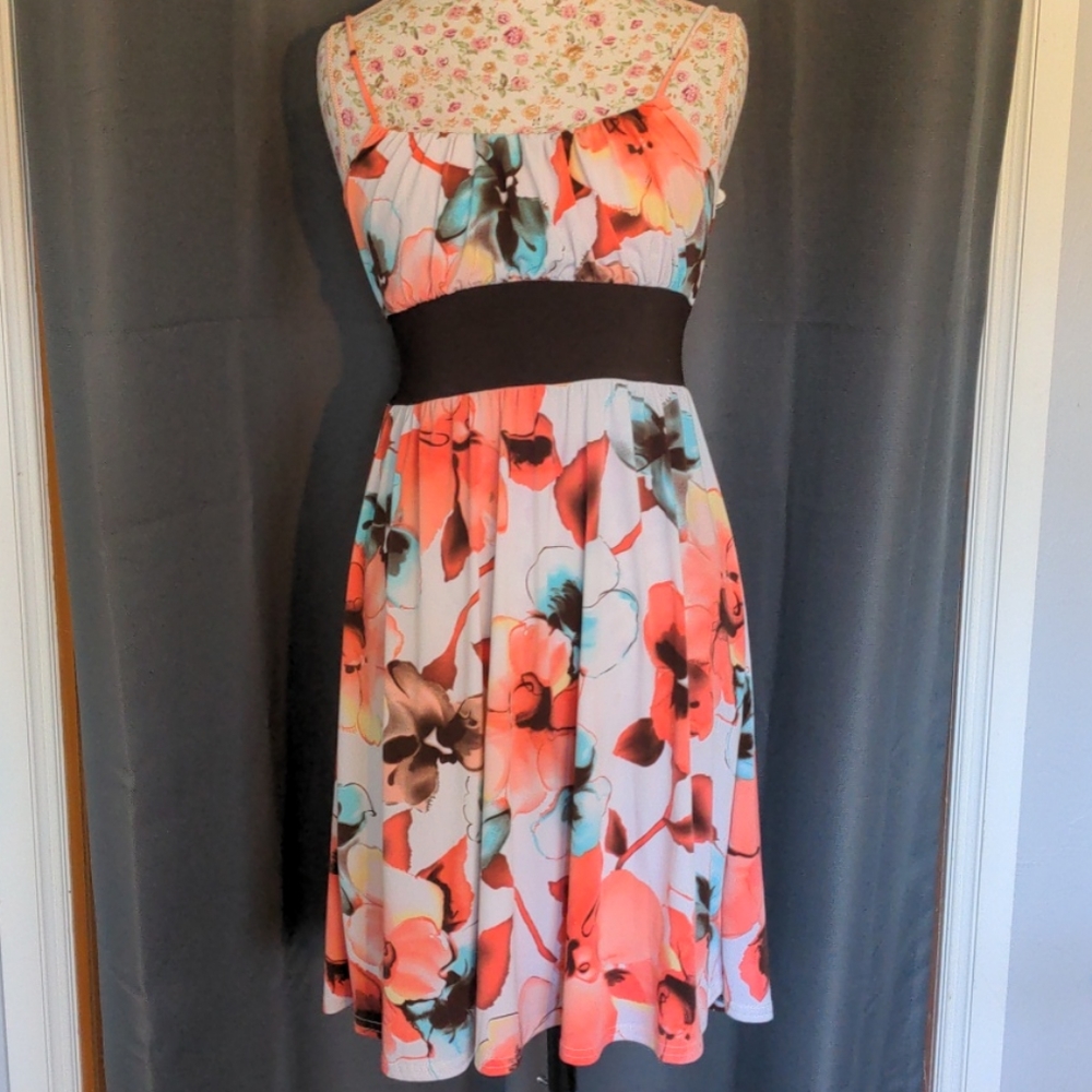 Floral sundress with tie back - perfect for Easter